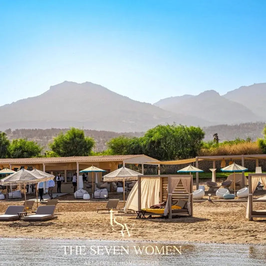 Luxury Jute Parasol The Seven Women