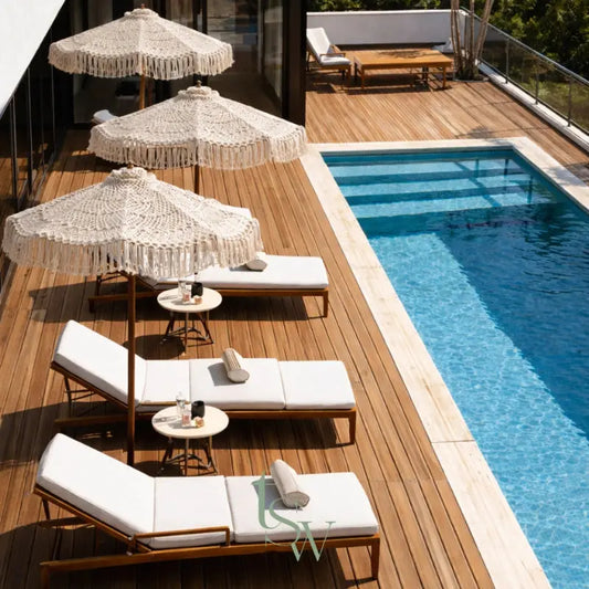 Boho Style Macramé Parasol The Seven Women