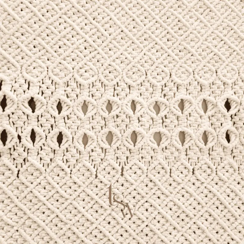 Macramé Table Runner – Bohemian Elegance The Seven Women