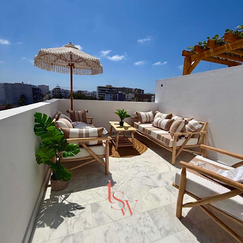 Luxury Driftwood Outdoor Sofa