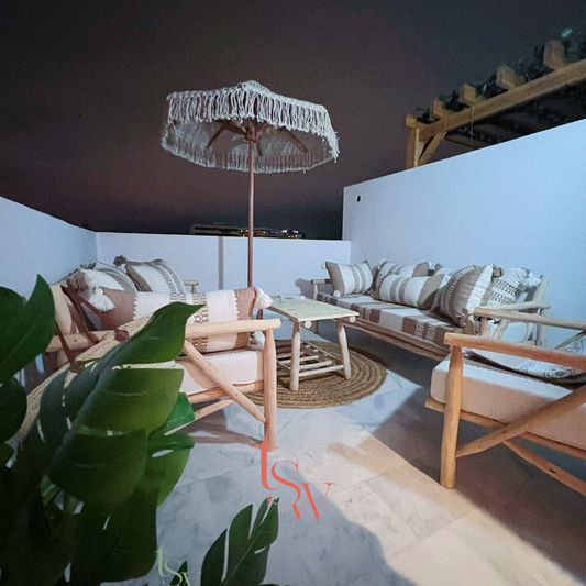 Luxuriöses Treibholz-Gartensofa