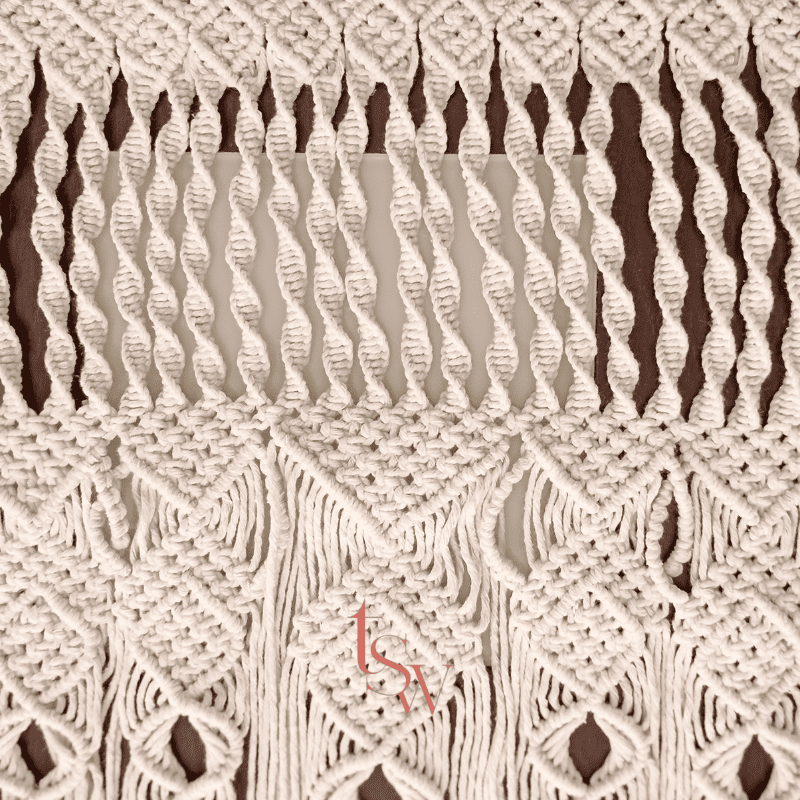 Makramee-Tischläufer – Böhmische Eleganz