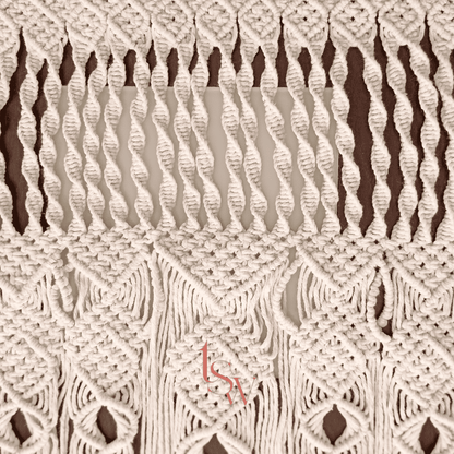 Makramee-Tischläufer – Böhmische Eleganz